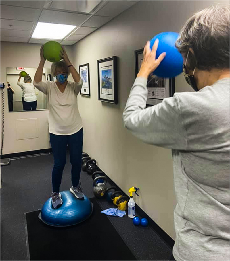 Balance & Stability Training on Bosu Ball